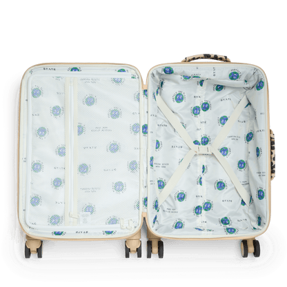 STATE Bags Logan Carry-On Suitcase, Leopard