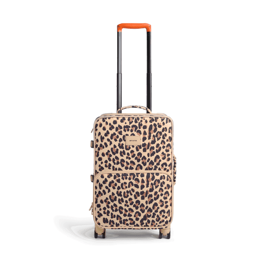 STATE Bags Logan Carry-On Suitcase, Leopard