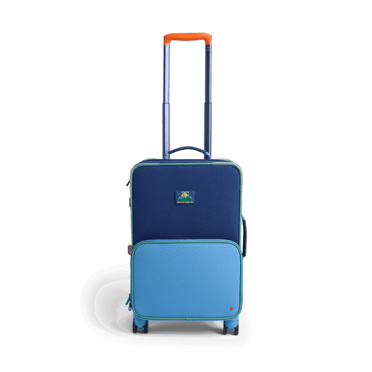STATE Bags Logan Carry-On Suitcase, Green, Blue and Orange