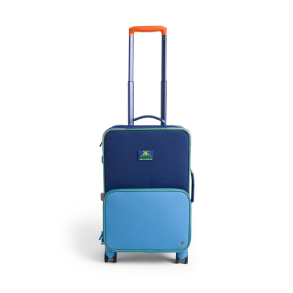 STATE Bags Logan Carry-On Suitcase, Green, Blue and Orange