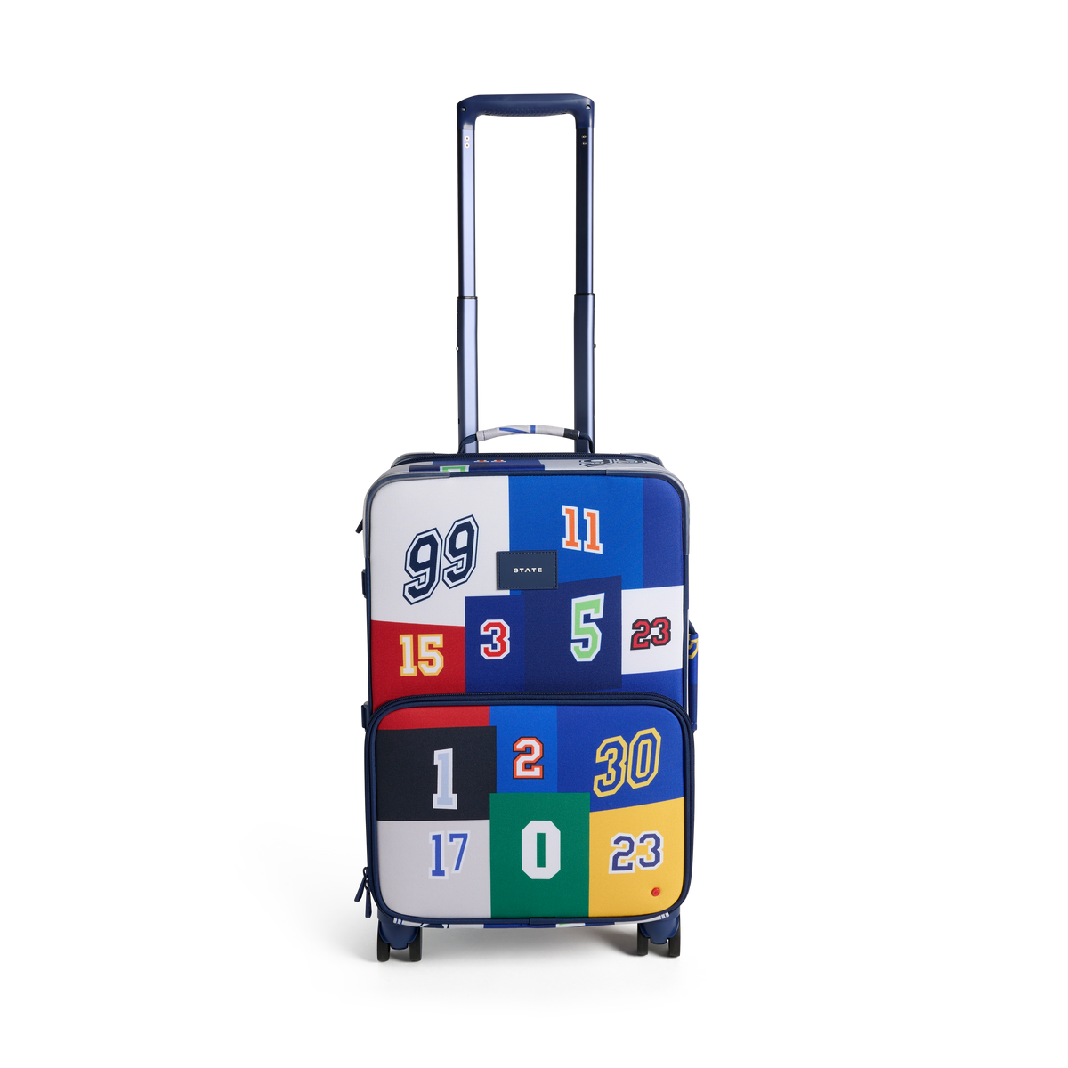 STATE Bags Logan Carry-On Suitcase Varsity Numbers