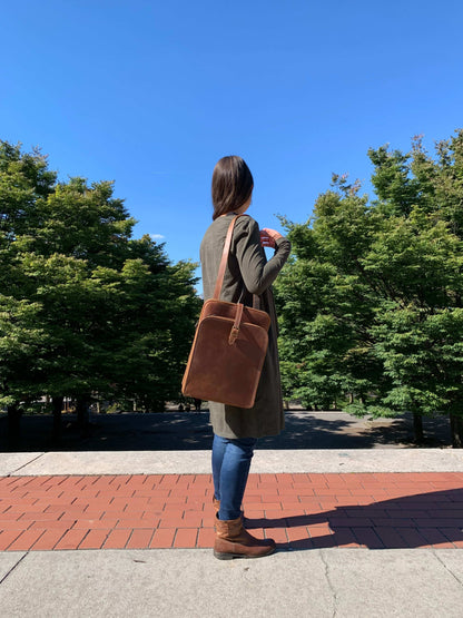 Steel Horse Leather Sachi Small Leather Backpack - Stiles Supply Co.