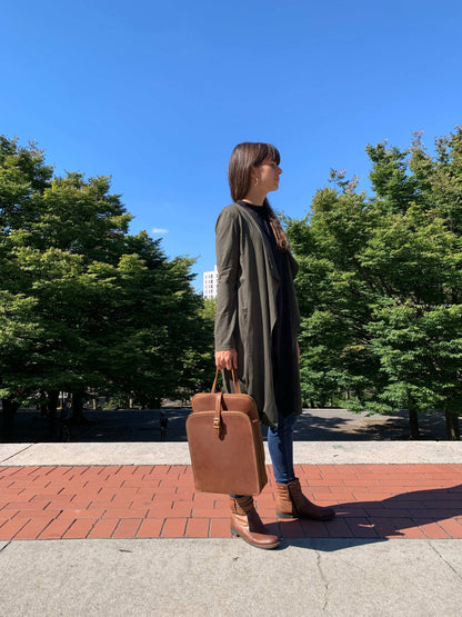 Steel Horse Leather Sachi Small Leather Backpack - Stiles Supply Co.