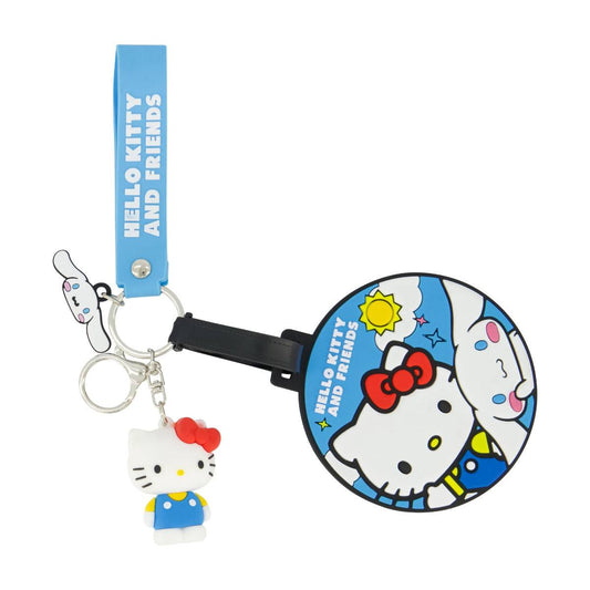 Sanrio Hello Kitty & Cinnamoroll Blue Luggage Tag & Lanyard Set - Stiles Supply Co.