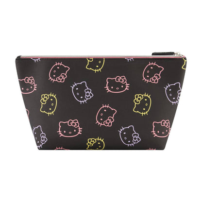 Sanrio Hello Kitty Faces Black Cosmetic Bag - Stiles Supply Co.