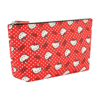 Sanrio Hello Kitty Polka Dot Red Cosmetic Bag - Stiles Supply Co.