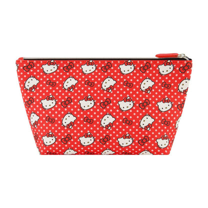 Sanrio Hello Kitty Polka Dot Red Cosmetic Bag - Stiles Supply Co.