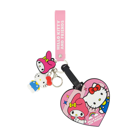 Sanrio Hello Kitty & My Melody Pink Luggage Tag & Lanyard Set - Stiles Supply Co.