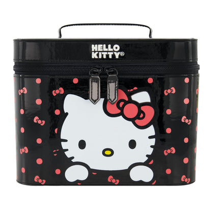 Sanrio Hello Kitty Black Cosmetic Case with Mirror - Stiles Supply Co.