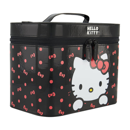 Sanrio Hello Kitty Black Cosmetic Case with Mirror - Stiles Supply Co.