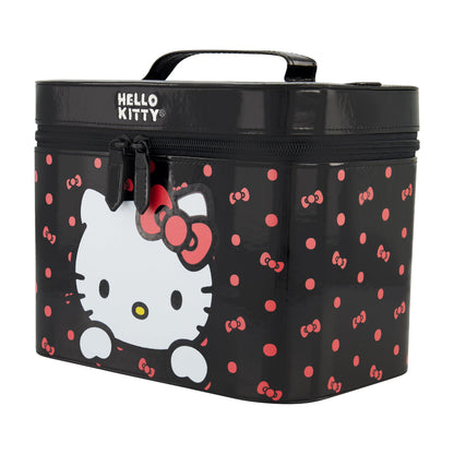 Sanrio Hello Kitty Black Cosmetic Case with Mirror - Stiles Supply Co.