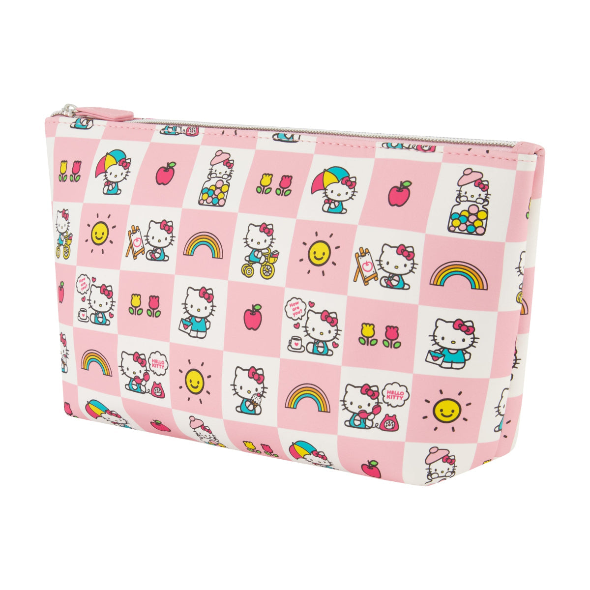 Sanrio Hello Kitty Pastel Pink Cosmetic Bag - Stiles Supply Co.