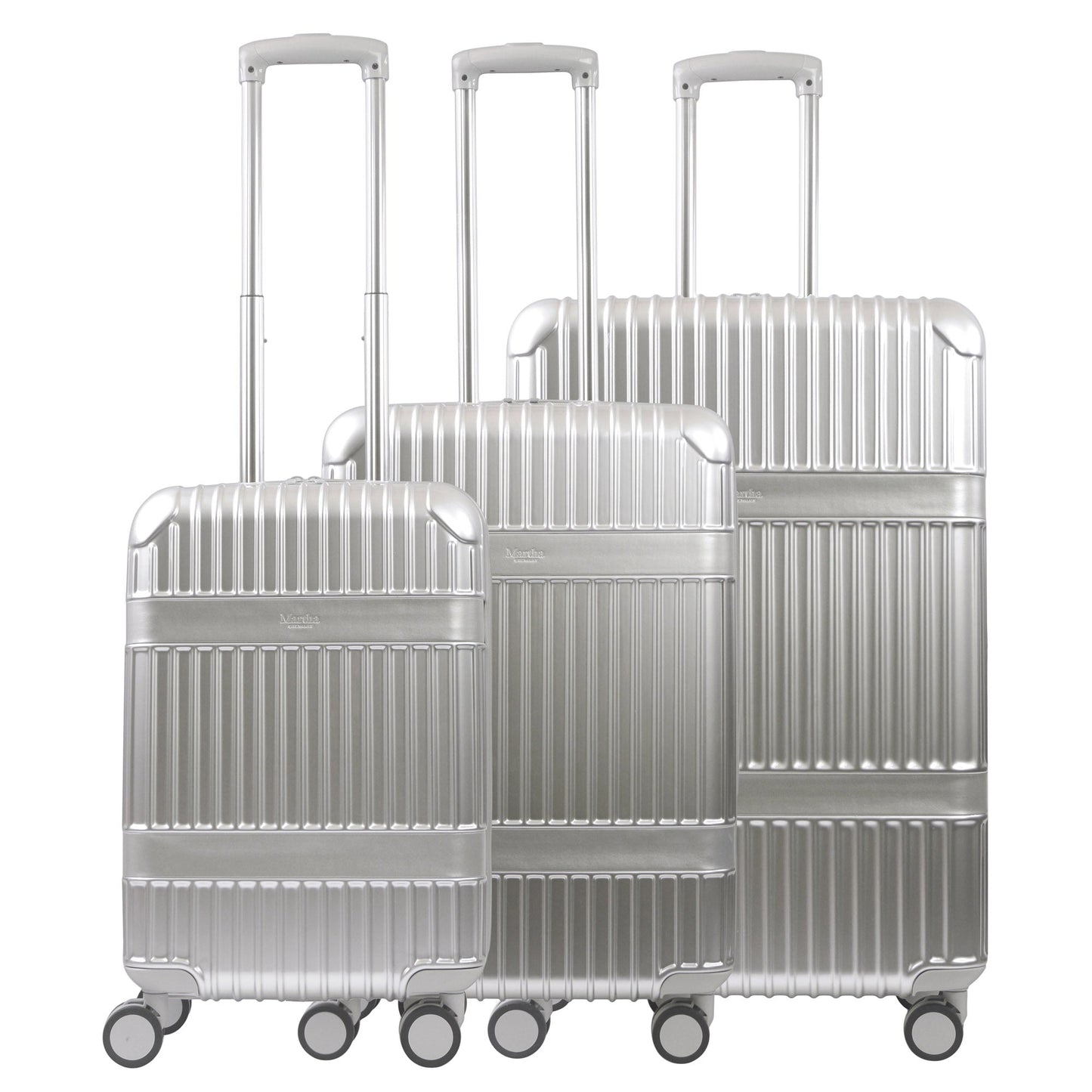 Martha Stewart The Bedford 3-Piece Hardcase Luggage Set