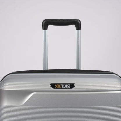 Sole Premise 20-inch Silver Carry-On Hardcase Luggage