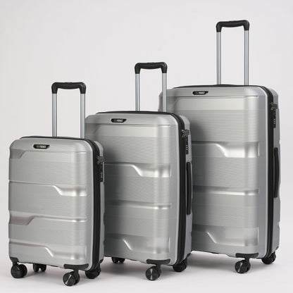 Sole Premise 20-inch Silver Carry-On Hardcase Luggage