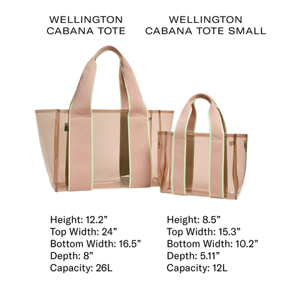 State Bags Latte Jelly Tote Wellington Cabana Tote | Award Winning - Stiles Supply Co.