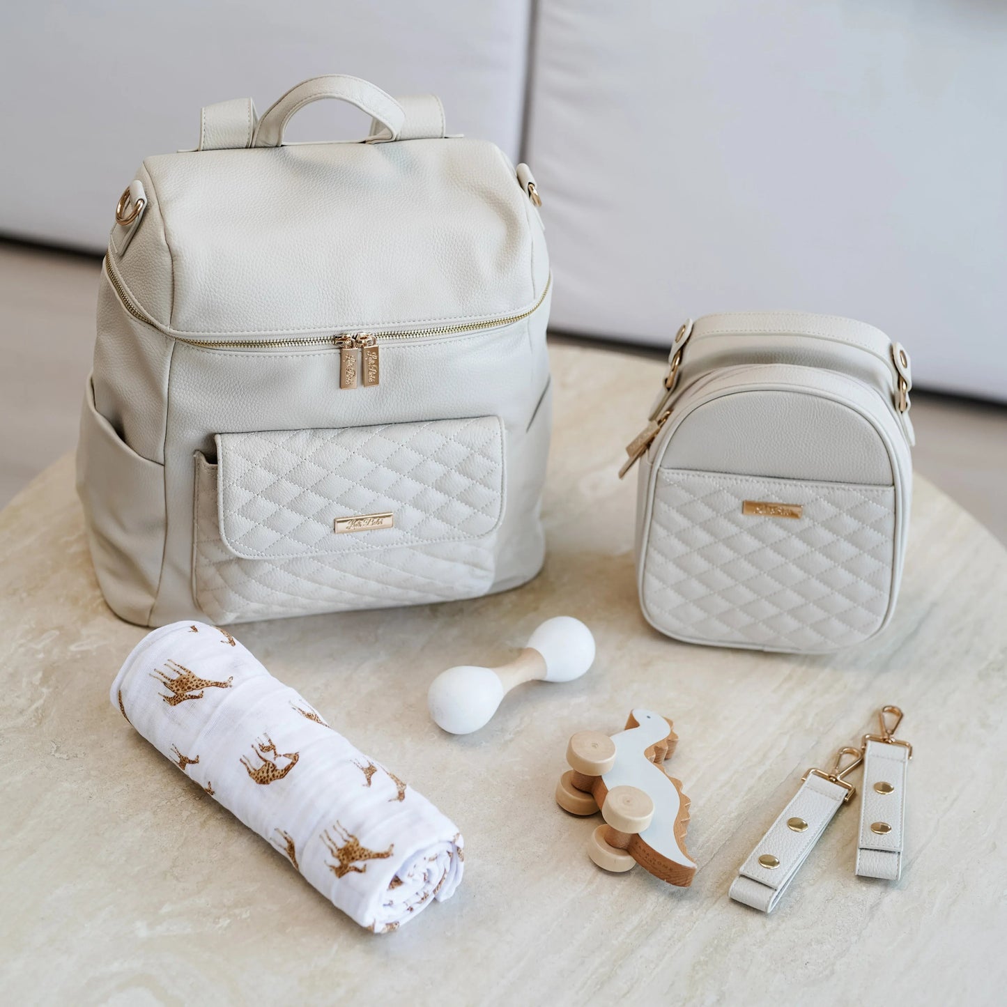 Luli Bebe Classic Snack Bag | Pearl White