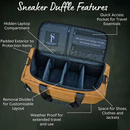 Sole Premise Brown Leather Sneaker Duffle