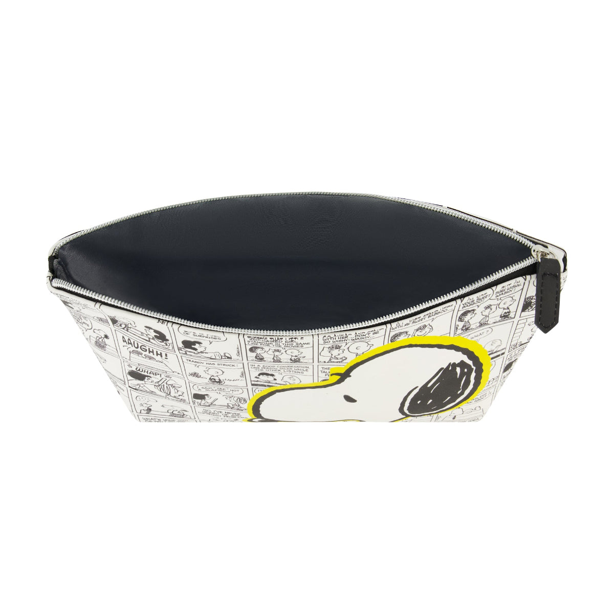 Peanuts Snoopy Comic Strip White Cosmetic Bag - Stiles Supply Co.