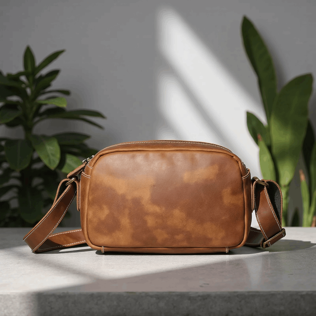 Steel Horse Leather Soren Vintage Leather Crossbody Bag