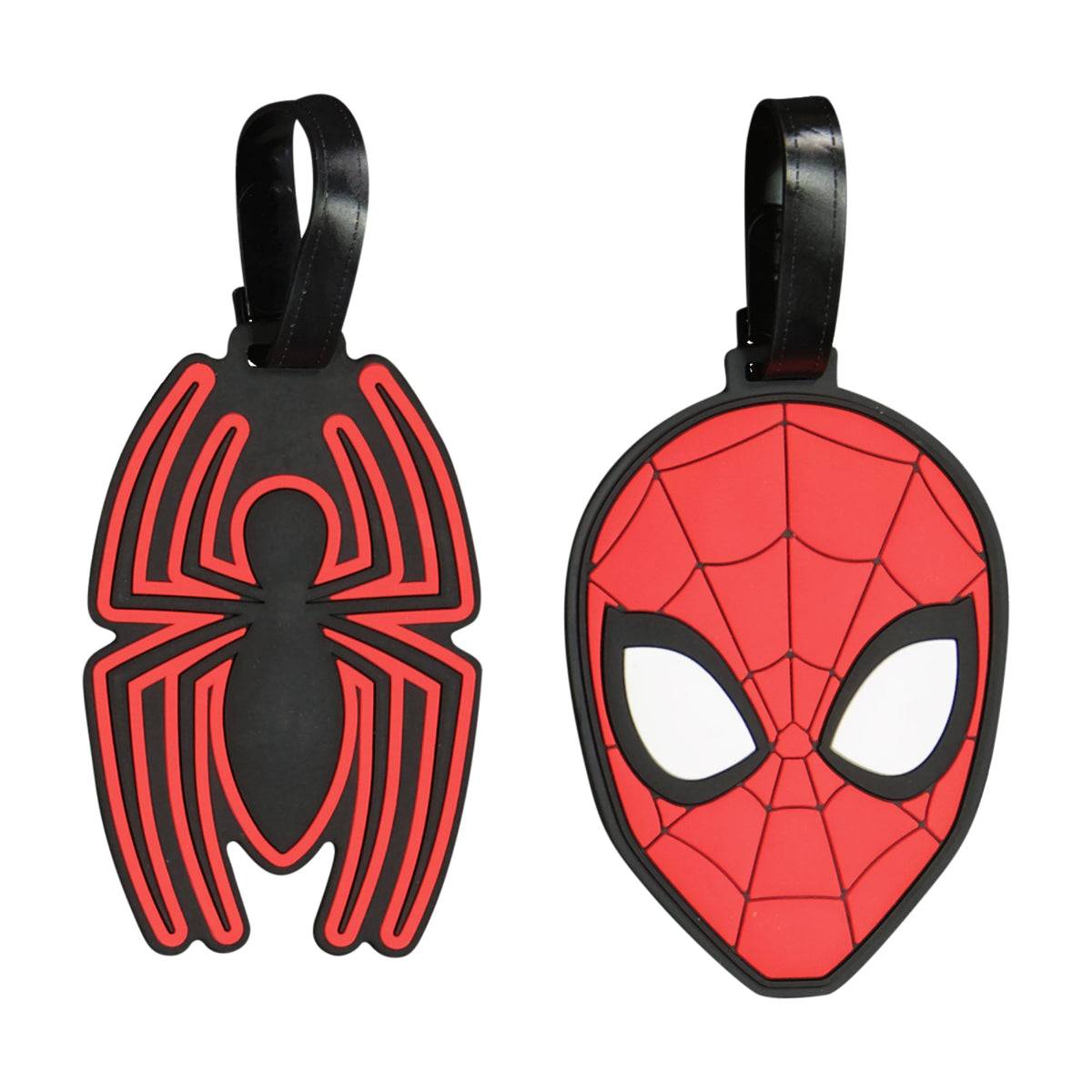 Spiderman 2-Piece Red Luggage Tag Set - Stiles Supply Co.