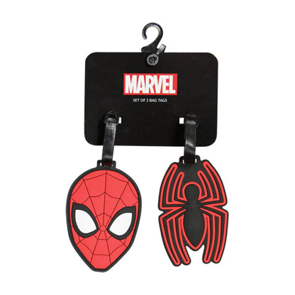 Spiderman 2-Piece Red Luggage Tag Set - Stiles Supply Co.