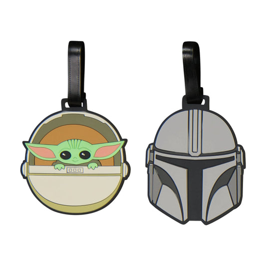 Star Wars Grogu & Mando Luggage Tags - Stiles Supply Co.