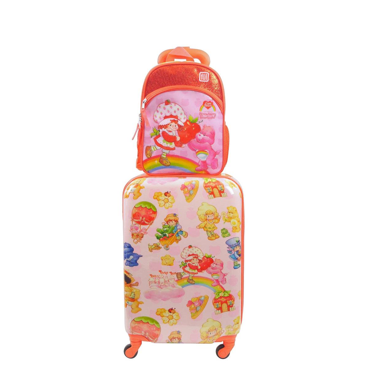 Strawberry Shortcake and Care Bears 2-Piece Luggage Set - Stiles Supply Co.