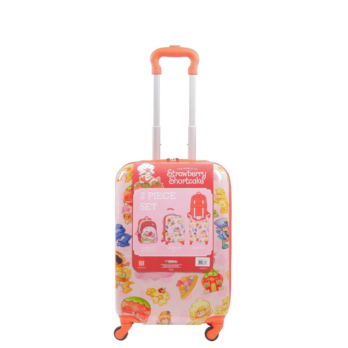 Strawberry Shortcake and Care Bears 2-Piece Luggage Set - Stiles Supply Co.
