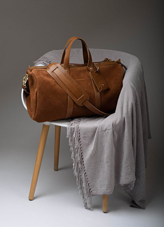 WP Standard Rough-out Suede PanAm Duffle Bag