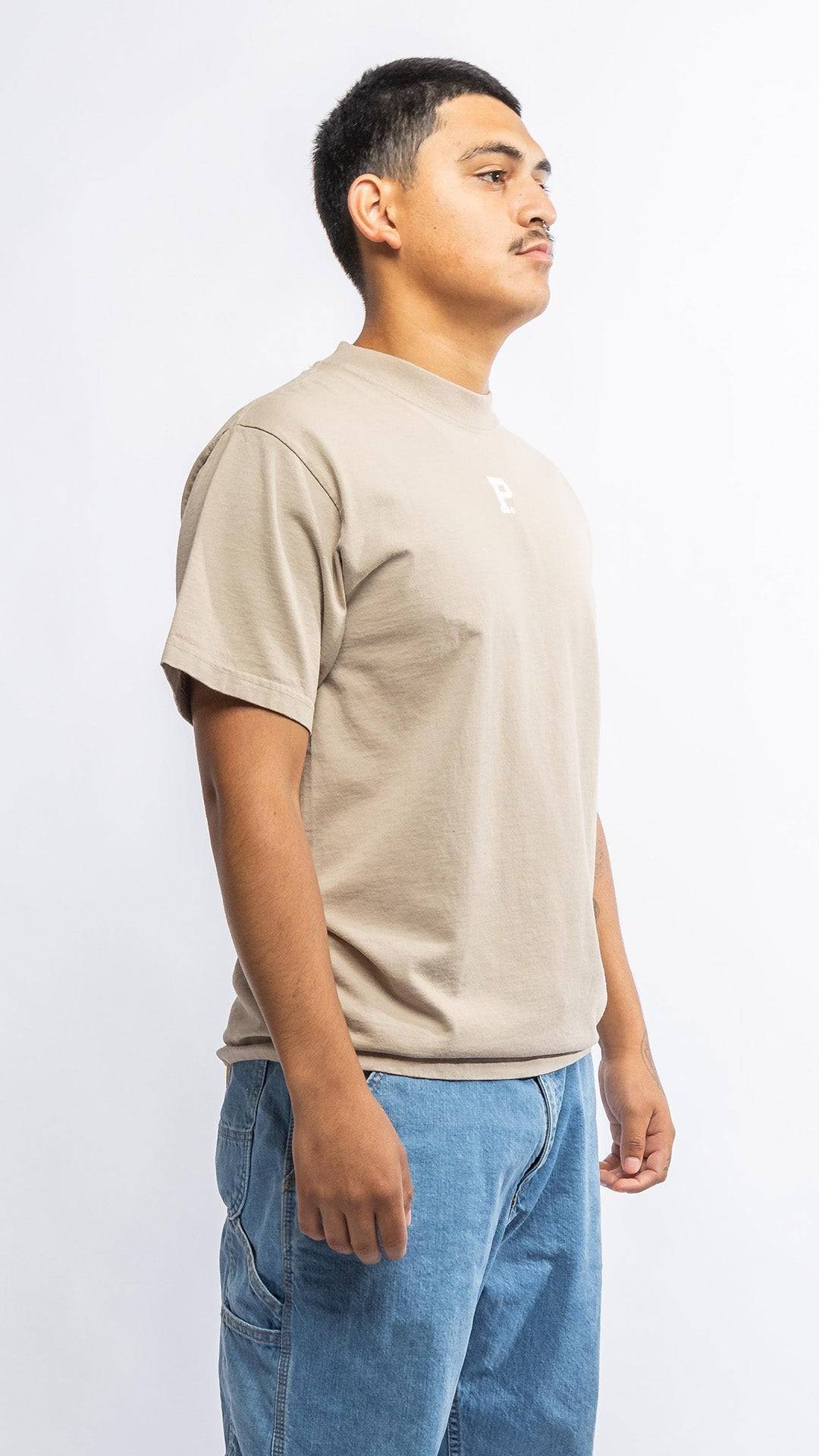 HeavyKnit Centerpiece Tee - Oatmeal - Stiles Supply Co.