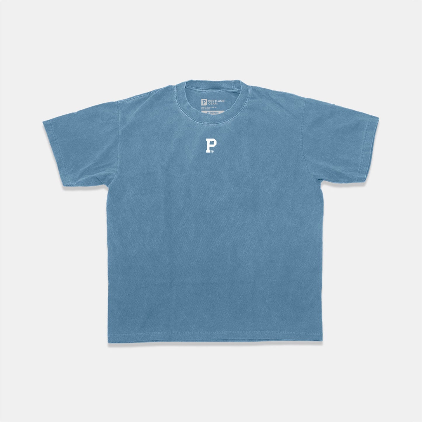 HeavyKnit Centerpiece Tee - Denim - Stiles Supply Co.