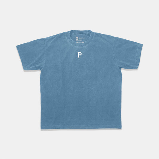 HeavyKnit Centerpiece Tee - Denim - Stiles Supply Co.