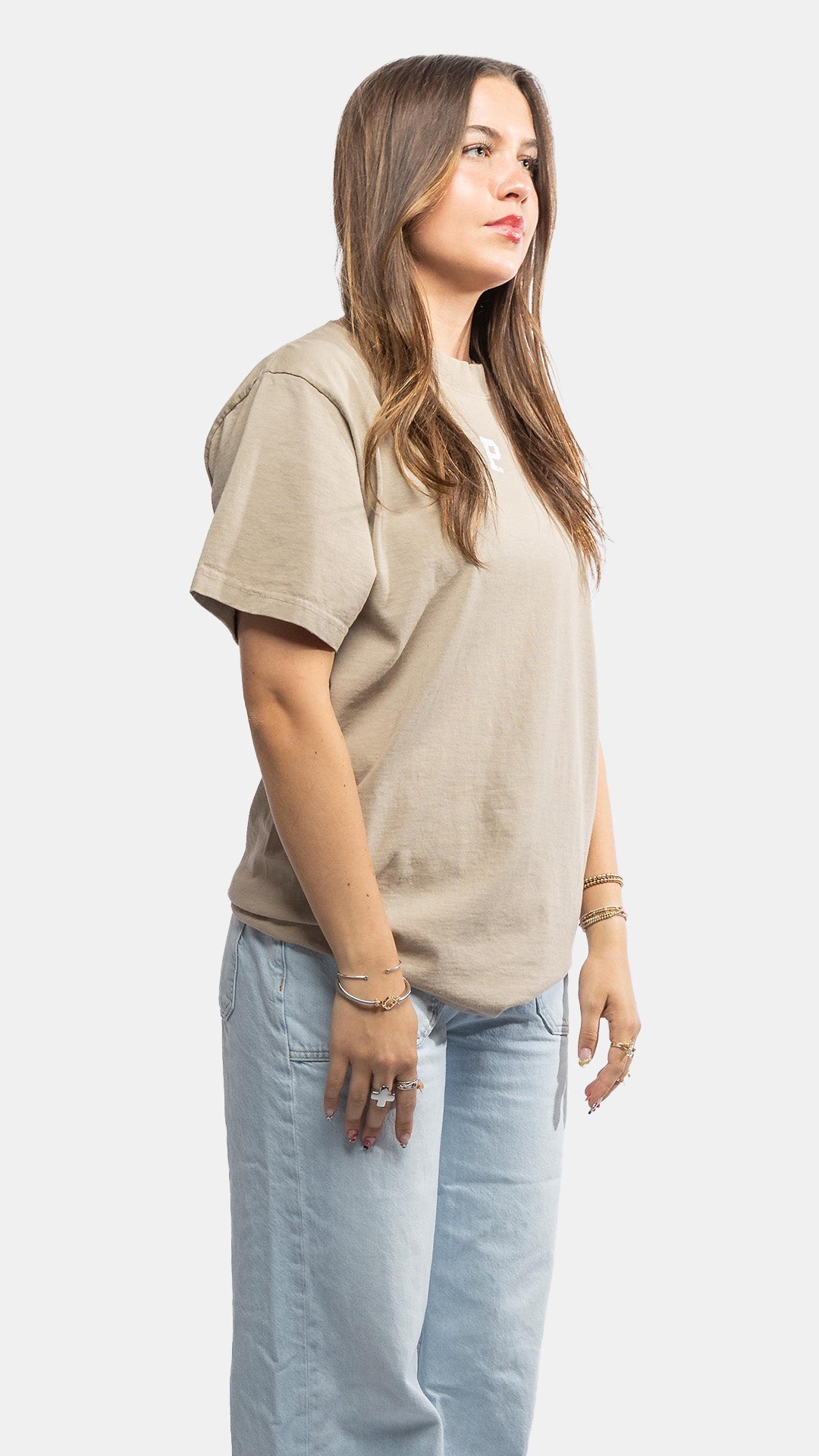 HeavyKnit Centerpiece Tee - Oatmeal - Stiles Supply Co.
