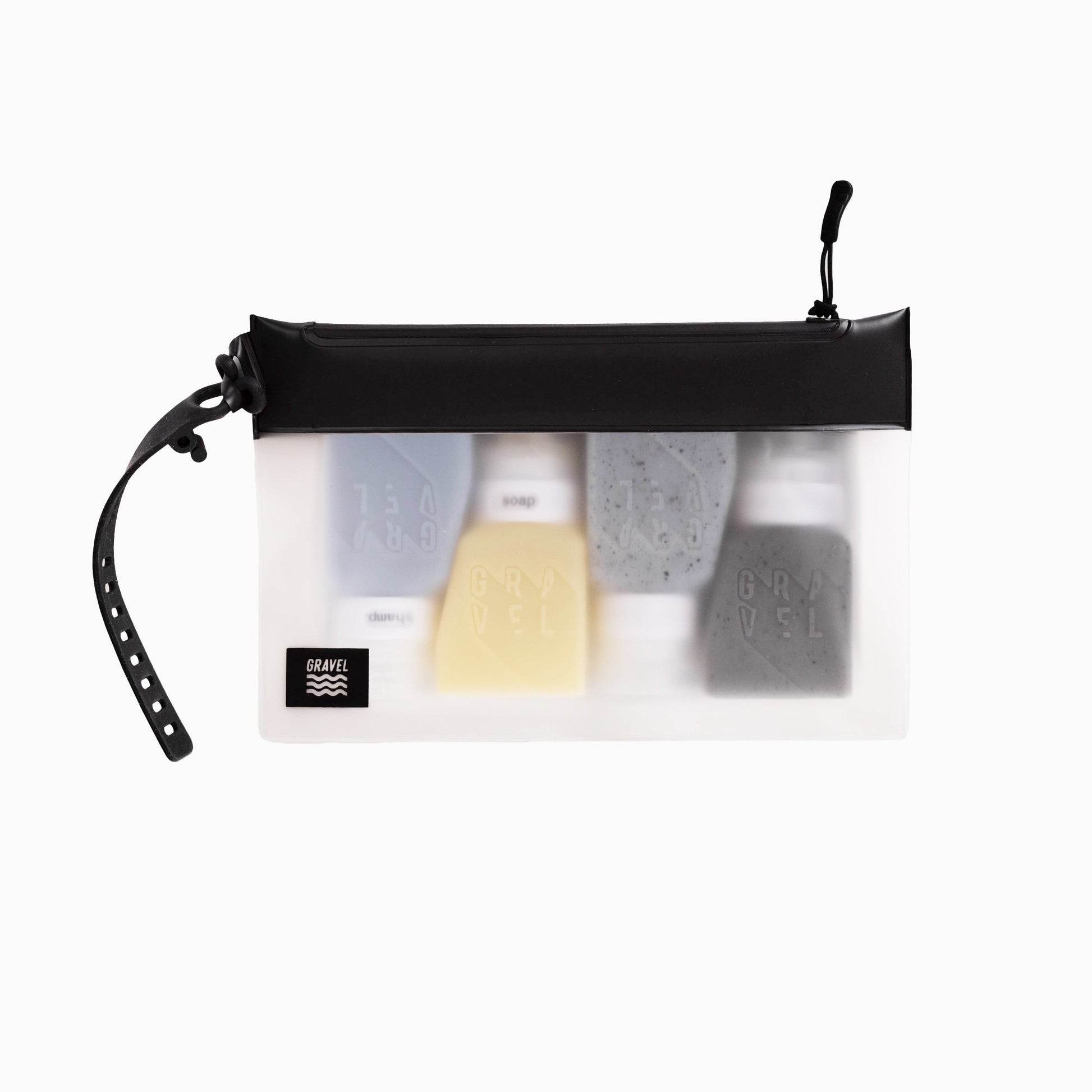 Gravel SET | TSA Approved Shower Bag & 4 Bottles - Stiles Supply Co.