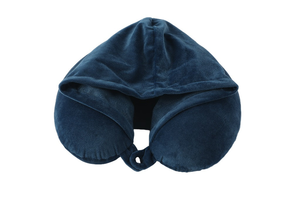 Mirage Twinkie 2 in 1 Travel Neck Pillow and Velvet Hoodie with Rest Neck Support - Stiles Supply Co.