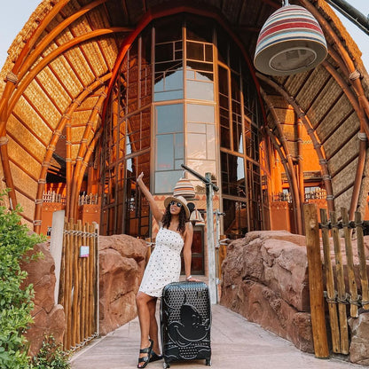 Mickey Mouse Rolling Luggage FŪL Disney Luggage 26" Black - Stiles Supply Co.