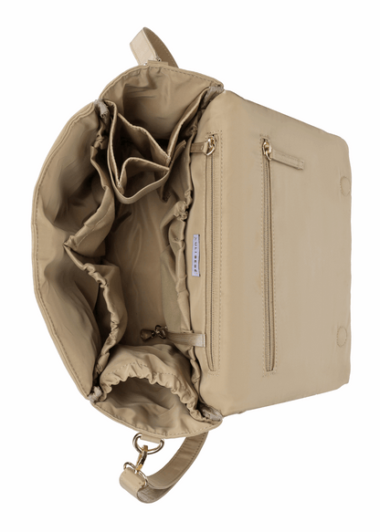 Luli Bebe Infinite Carryall Diaper Bag - Latte
