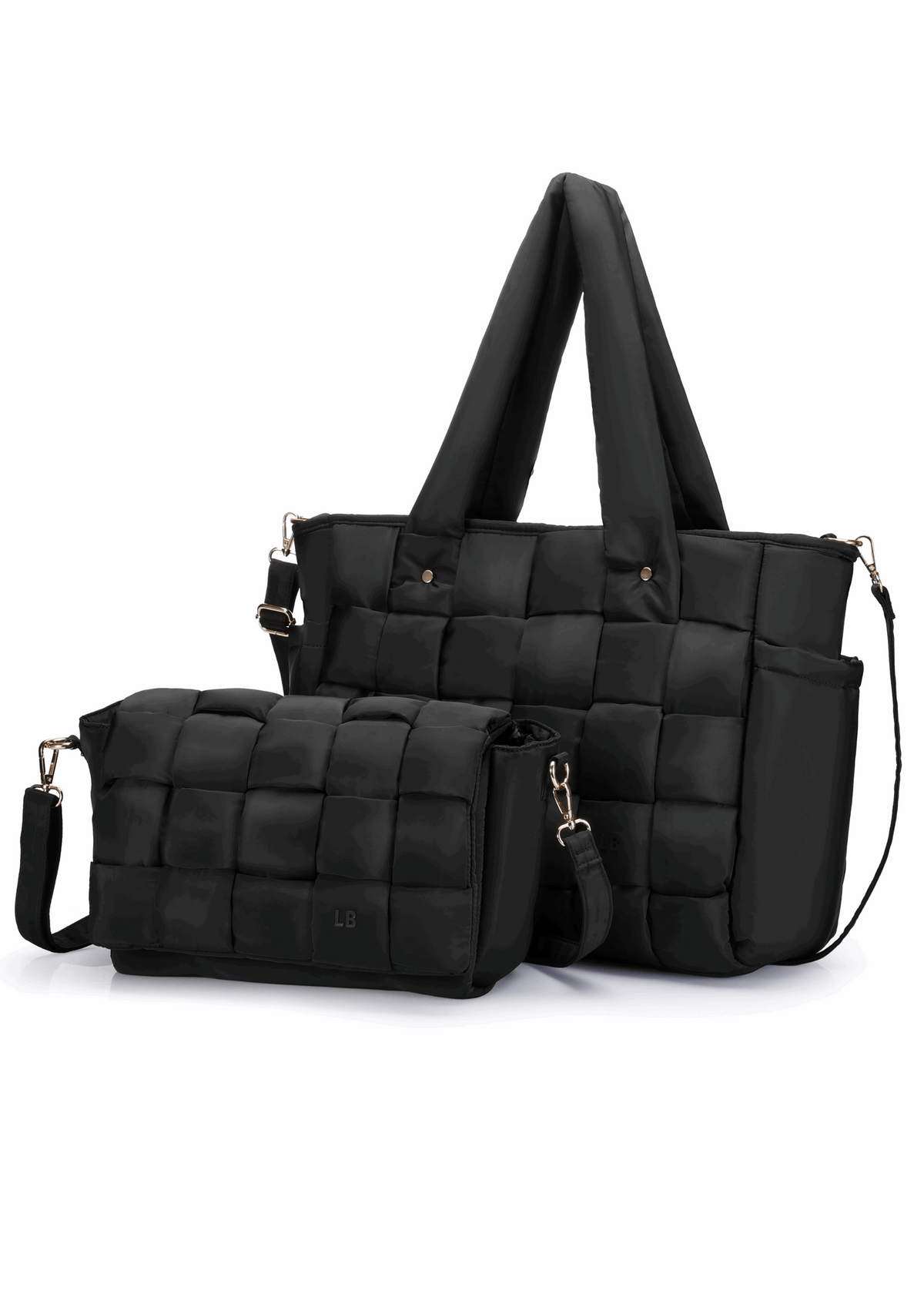 Luli Bebe Infinite Carryall & Tote Bundle - Black