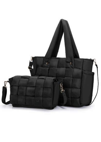 Luli Bebe Infinite Carryall & Tote Bundle - Black
