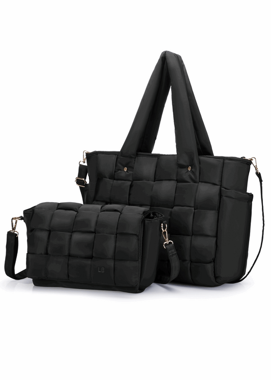 Luli Bebe Infinite Carryall & Tote Bundle - Black