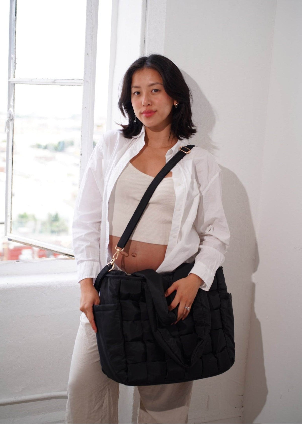 Luli Bebe Infinite Tote Diaper Bag - Black