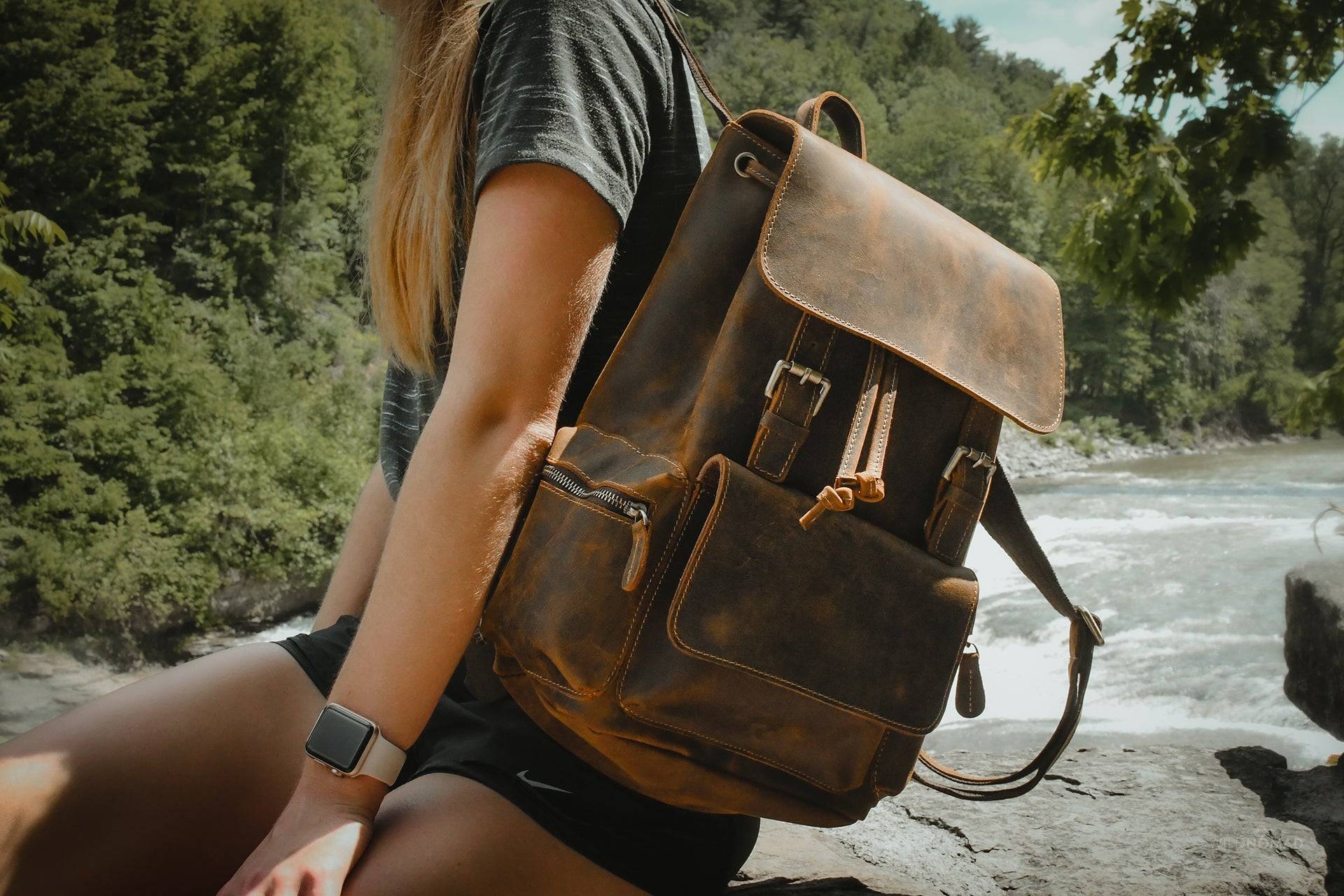 Steel Horse Leather The Hagen Backpack - Stiles Supply Co.
