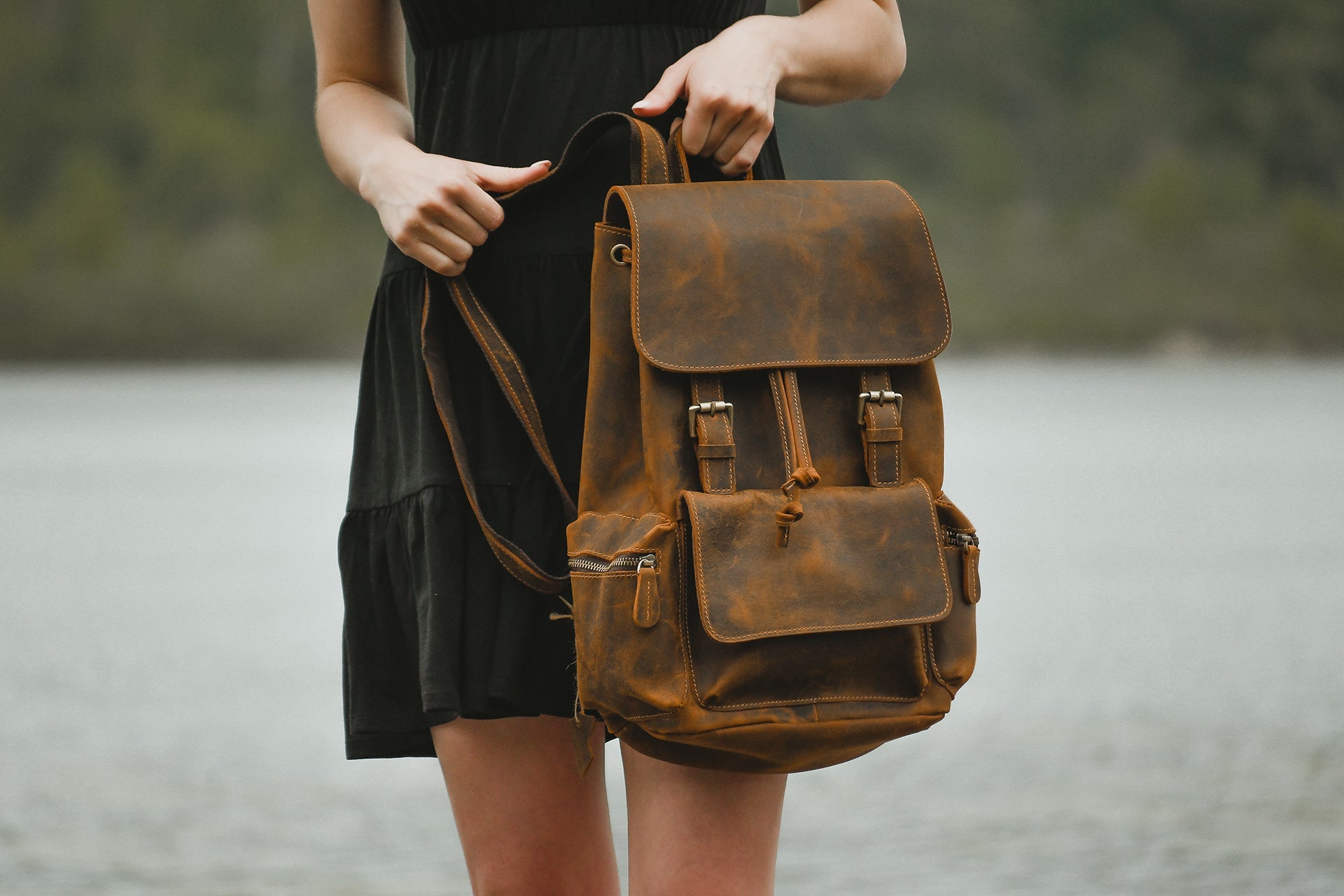 Steel Horse Leather The Hagen Backpack - Stiles Supply Co.