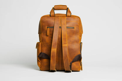 Steel Horse Leather The MANN Bag | Large Camera Backpack - Stiles Supply Co.