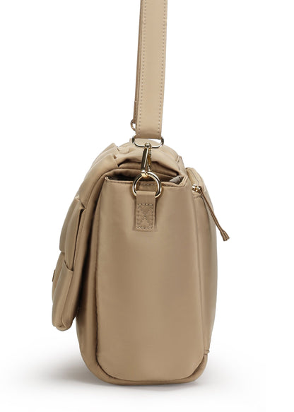 Luli Bebe Infinite Carryall Diaper Bag - Latte