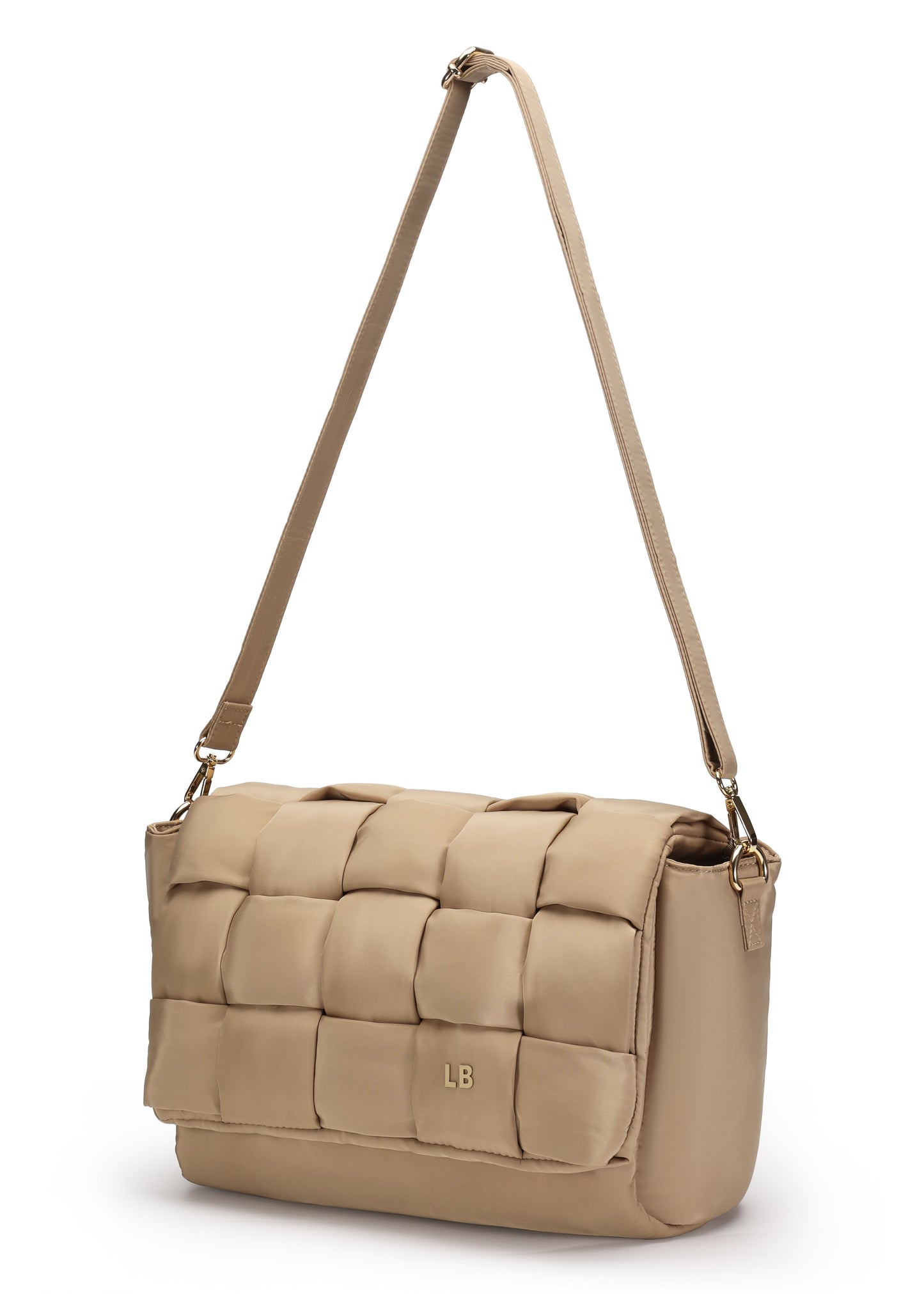 Luli Bebe Infinite Carryall Diaper Bag - Latte