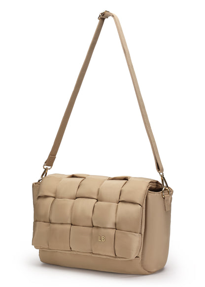 Luli Bebe Infinite Carryall Diaper Bag - Latte