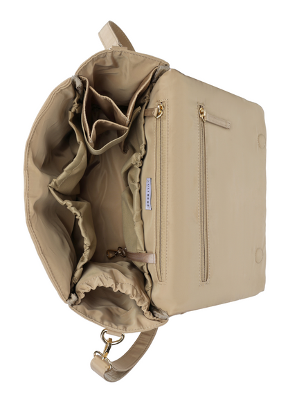 Luli Bebe Infinite Carryall Diaper Bag - Latte