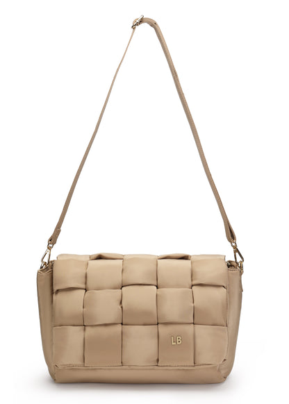 Luli Bebe Infinite Carryall Diaper Bag - Latte
